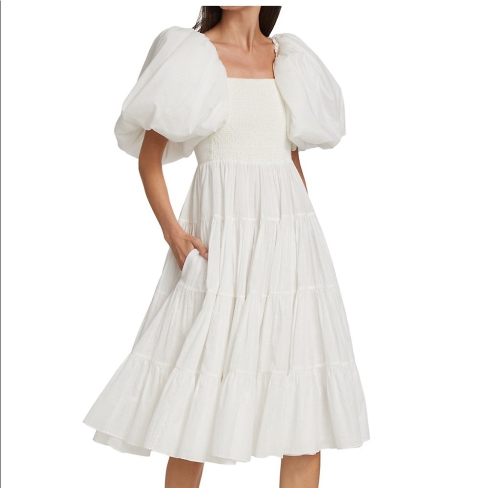 Aje Puffed Sleeve Dress